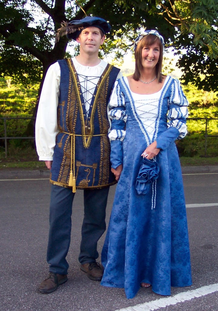 The organisers of the medieval party